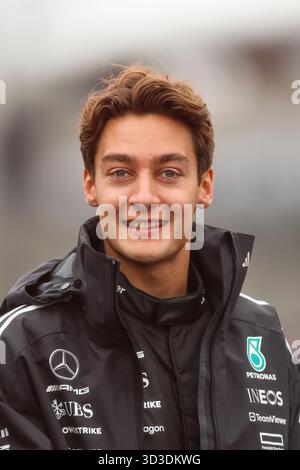 George Russell (GBR) - Mercedes-AMG PETRONAS F1 Team - lors du Grand Prix d'Australie de formule 1 Louis Vuitton 2025. Banque D'Images