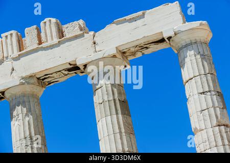 Le Parthénon, l'Acropole, Athènes, Grèce Banque D'Images