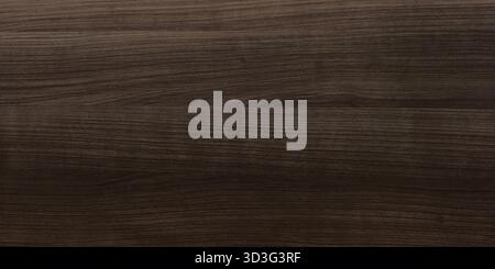Fond de texture détaillé en gros plan avec grain de bois brun foncé riche. Motif apparaît faux bois, stratifié ou placage caractérisé fine horizonta Banque D'Images