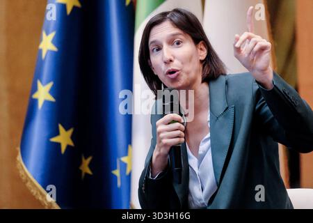 Roma, Italie. 06 novembre 2025. La segretaria PD Elly Schlein in occasione del evento il crédit : LaPresse/Alamy Live News Banque D'Images