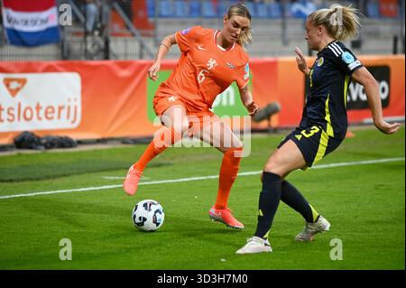 Tilburg pays-Bas 3 juin 2025 UEFA Nations League 2025 pays-Bas vs Ecosse au Willem II Stadion. Jill Roord - pays-Bas Banque D'Images