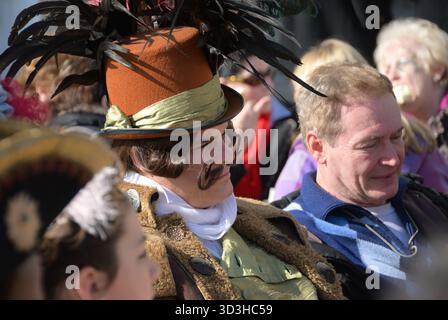 Venise, Italie - 6 mars 2011 : participants en costumes pendant le Carnaval de Venise. Le carnaval 2011 s’est tenu du 26 février au 8 mars Banque D'Images