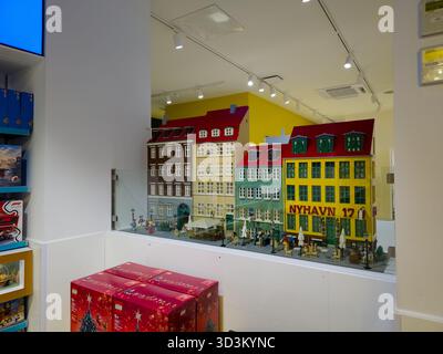 Magasin LEGO à Copenhague Banque D'Images