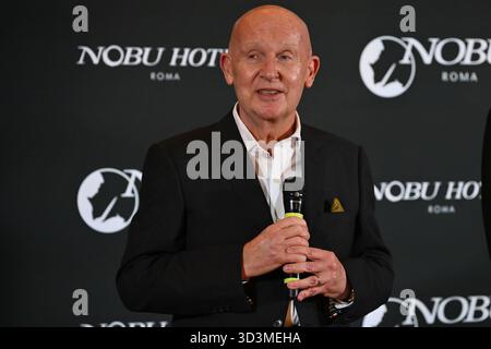 Trevor Horwell assiste à l'inauguration de Nobu Hotel à Nobu Hotel Rome le 6 novembre 2025 à Rome, Italie Banque D'Images