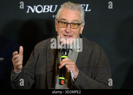 Rome, Italie. 06 novembre 2025. L'acteur Robert de Niro assiste à l'ouverture de l'hôtel Nobu de la via Veneto à Rome (Italie), le 6 novembre 2025. Crédit : Insidefoto/Alamy Live News Banque D'Images