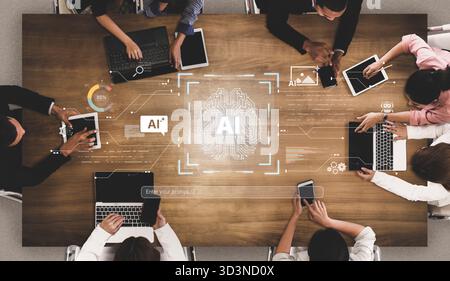 Une plateforme créative alimentée par un cerveau IA générative. Les utilisateurs peuvent saisir des invites pour générer du contenu comme des images, interagir avec les chatbots et visualiser Banque D'Images