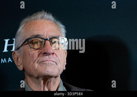 Rome, Italie. 06 novembre 2025. Robert de Niro assiste à l'ouverture de Nobu Hotel à Nobu Hotel Rome, Italie, le 6 novembre 2025. (Photo de Massimo Valicchia/NurPhoto) crédit : NurPhoto SRL/Alamy Live News Banque D'Images