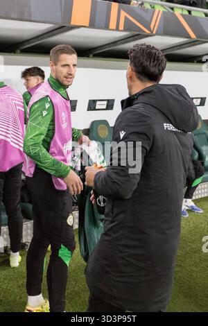 Budapest, Hongrie. 06h, novembre 2025. Barnabas Varga de Ferencvaros vu lors du match de l'UEFA Europa League entre Ferencvaros et Ludogorets Razgrad au Groupama Arena de Budapest. Banque D'Images