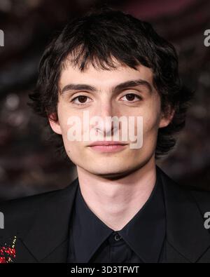 Hollywood, États-Unis. 07 novembre 2025. HOLLYWOOD, LOS ANGELES, CALIFORNIE, États-Unis - 06 NOVEMBRE : Finn Wolfhard arrive à la première à Los Angeles de la saison 5 de 'Stranger Things' de Netflix qui a eu lieu au TCL Chinese Theatre IMAX le 6 novembre 2025 à Hollywood, Los Angeles, Californie, États-Unis. (Photo de Xavier Collin/image Press Agency) crédit : image Press Agency/Alamy Live News Banque D'Images
