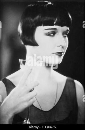 Une photo publicitaire de Louise Brooks tirée du film muet de 1929 *Diary of a Lost Girl*, réalisé par G.W. Pabst. Banque D'Images
