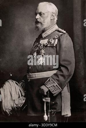 En 1912, le prince régent Louis III de Bavière succède à son père, le prince régent Luitpold de Bavière. Louis III devint plus tard roi de Bavière. Cela marque un moment important dans la succession royale bavaroise. Banque D'Images