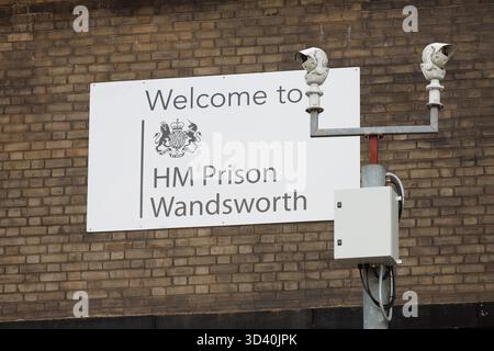 HM prison Wandsworth, une prison pour hommes de catégorie B dans le sud-ouest de Londres, General View GV Banque D'Images