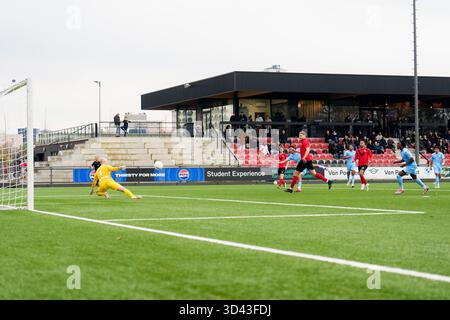 Amsterdam, pays-Bas. 08 novembre 2025. AMSTERDAM, 08-112025, Sportpark Goed Genoeg, saison 2025/2026, Dutch Tweede Divisie Football, match entre l'AFC et Jong Sparta Rotterdam, photos crédits : Pro Shots/Alamy Live News Banque D'Images