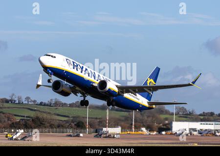 EI-IFP Boeing 737-8200 Ryanair Bristol Airport 08/11/2025 Banque D'Images