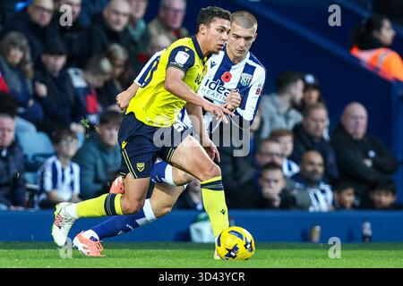 The Hawthorns, West Bromwich le samedi 8 novembre 2025. Lors du Sky Bet Championship match entre West Bromwich Albion et Oxford United aux Hawthorns, West Bromwich le samedi 8 novembre 2025. (Photo : Stuart Leggett | mi News) crédit : MI News & Sport /Alamy Live News Banque D'Images
