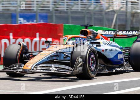 Alexander Albon (THA) - Williams Racing - Williams FW47 - Mercedes lors des activités du vendredi du Grand Prix 20 MSC croisières de formule 1 São Paulo Banque D'Images