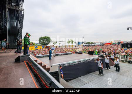 FANZONE lors des activités du vendredi du Grand Prix de formule 1 MSC croisières São Paulo 2025 à Autódromo José Carlos Pace, São Paulo, Brésil, devant Banque D'Images