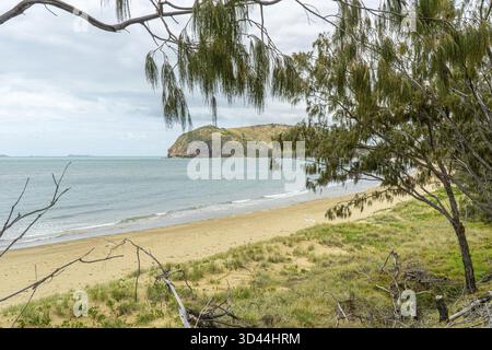 La belle plage d'Agnes Water en Australie Banque D'Images