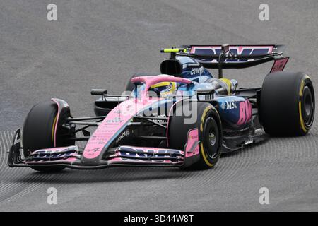 Sao Paulo, BRA. 08/11/2025. Franco Colapinto d'Argentine au volant de la BWT Alpine F1 Team A525 Renault (43), lors de la formule 1 MSC Cruises Grande Premio de Sao Paulo 2025. Crédit : Alessio Morgese / Alamy Live news Banque D'Images