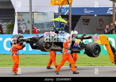 Sao Paulo, BRA. 08/11/2025. Franco Colapinto d'Argentine au volant de la BWT Alpine F1 Team A525 Renault (43), lors de la formule 1 MSC Cruises Grande Premio de Sao Paulo 2025. Crédit : Alessio Morgese / Alamy Live news Banque D'Images