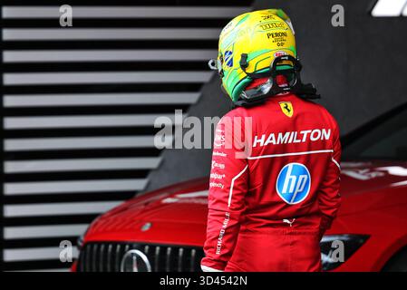 Sao Paulo, Brésil. 08 novembre 2025. Lewis Hamilton (GBR) Ferrari. 08.11.2025. Championnat du monde de formule 1, Rd 21, Grand Prix du Brésil, Sao Paulo, Brésil, sprint et journée de qualification. Le crédit photo devrait se lire : XPB/Alamy Live News. Banque D'Images