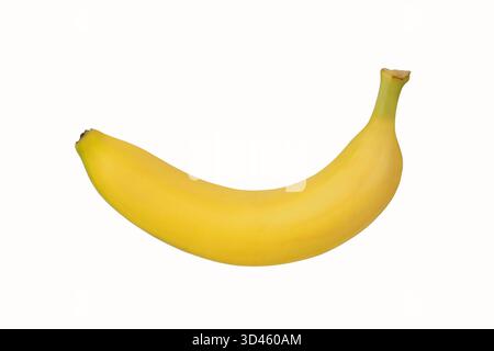 Fresh banane jaune isolé sur fond blanc Banque D'Images