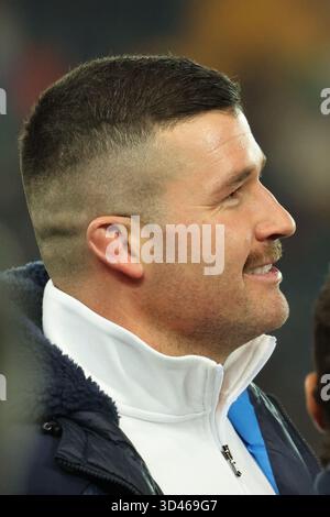 Udine, Italie. 08/11/2025, Udine, Bluenergy Stadium, QUILTER NATIONS SERIES semaine 2 : Italie vs Australie, Sebastian Negri après le match qu'il a manqué pour blessure crédit : Just Pictures GmbH/Alamy Live News Banque D'Images