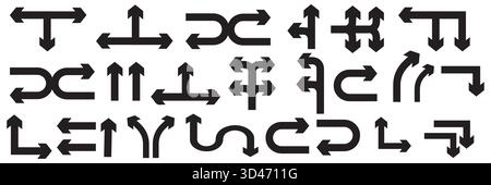 Ensemble de différentes flèches vectorielles et pointeurs eps 10 Illustration de Vecteur