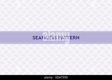 Motif de texture zigzag ondulé. Motif géométrique sans couture de dessin au trait. Motif graphique vectoriel minimaliste. Illustration de Vecteur