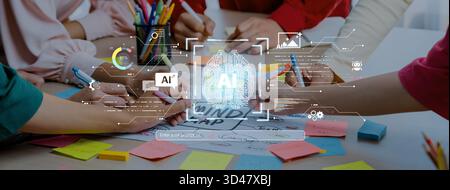 Une plateforme créative alimentée par un cerveau IA générative. Les utilisateurs peuvent saisir des invites pour générer du contenu comme des images, interagir avec les chatbots et visualiser Banque D'Images