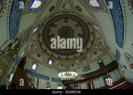 Située à Kirklareli, en Turquie, la mosquée Hizir Bey a été construite en 1383. Banque D'Images