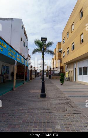 Ville de Corralejo, Fuerteventura. Banque D'Images