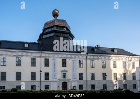 Uppsala, Suède – vue sur le Gustavianum, ancien bâtiment principal du XVIIe siècle de l'Université d'Uppsala et son musée. Banque D'Images