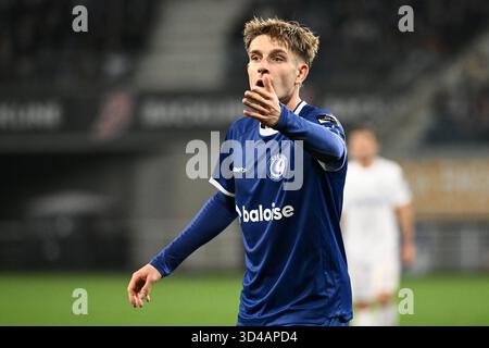 Gand, Belgique. 09 novembre 2025. Michal Skoras de Gand photographié lors d'un match de football entre KAA Gent et KRC Genk, dimanche 09 novembre 2025 à Gand, le jour 14 de la première division 'Jupiler Pro League' 2025-2026 du championnat belge. BELGA PHOTO MAARTEN STRAETEMANS crédit : Belga News Agency/Alamy Live News Banque D'Images