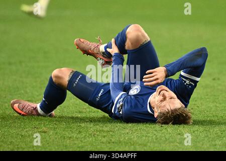 Gand, Belgique. 09 novembre 2025. Michal Skoras de Gand photographié lors d'un match de football entre KAA Gent et KRC Genk, dimanche 09 novembre 2025 à Gand, le jour 14 de la première division 'Jupiler Pro League' 2025-2026 du championnat belge. BELGA PHOTO MAARTEN STRAETEMANS crédit : Belga News Agency/Alamy Live News Banque D'Images