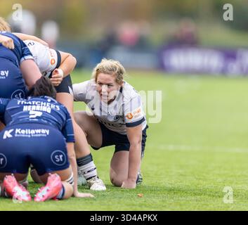 Bristol, Royaume-Uni. 9 novembre 2025. Marlie Packer des femmes Saracens pendant le PWR match à Shaftesbury Park , Bristol Bristol Bears Women v Saracens Women PWR Shaftesbury Park Bristol photo par Martin Edwards/Alamy Live News Sunday9,novembre,2025Shaftesbury Park,Copyright Martin Edwards tous droits réservés. Image protégée par les lois internationales sur les droits d'auteur crédit : Martin Edwards/Alamy Live News Banque D'Images