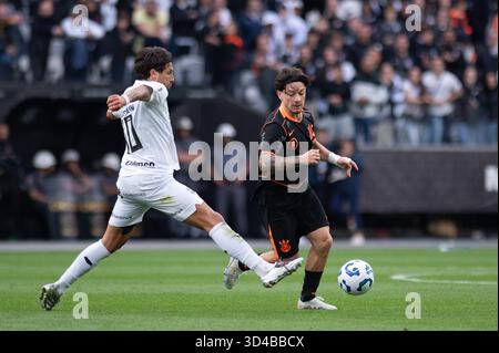 Sao Paulo, Sao Paulo, Brésil. 9 novembre 2025. Sao Paulo (SP), 09/11/2025 - Brasileirao/Corinthians vs Ceara - match entre Corinthians et Ceara, valable pour la 33ème manche du championnat brésilien de football, dans l'après-midi de ce dimanche 9 novembre 2025, au Neo Quimica Arena, à Sao Paulo-SP. (Crédit image : © Ronaldo Barreto/TheNEWS2 via ZUMA Press Wire) USAGE ÉDITORIAL SEULEMENT ! Non destiné à UN USAGE commercial ! Banque D'Images