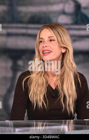 Milan, Italie. 09 novembre 2025. Milan, émission de télévision 'Che Tempo Che Fa' - Nove. Photo : Alessia Marcuzzi crédit : Agence photo indépendante/Alamy Live News Banque D'Images