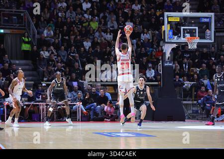 Bologne, Italie. 09 novembre 2025. 20 Luca Severini UNA Hotels Reggio Emilia [BASKETBALL] - ITALIAN SERIE A1 match Virtus Olidata Bologna - UNA Hotels Reggio Emilia 09-11-2025 06 Alessandro PAJOLA Virtus Olidata Bologna [BASKETBALL] - ITALIAN SERIE A1 match Virtus Olidata Bologna - UNA Hotels Reggio Emilia 09-11-2025 pendant Virtus Olidata Bologna vs una Hotels Reggio Emilia, Italian Basketball Serie A match À Bologna, Italy, November 09 Alamy 2025 Live News Alamy Alessandro Alternative Alternative Alamy Alternative Alternative Alternative Alternative Banque D'Images