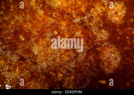 Confiture bouillante, texture de fond de la confiture bouillante Banque D'Images