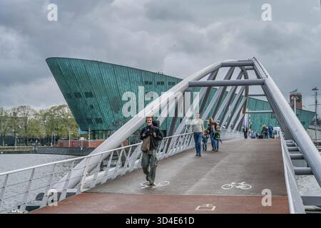 NEMO Wissenschaftsmuseum, Oosterdok, Amsterdam, Niederlande Banque D'Images