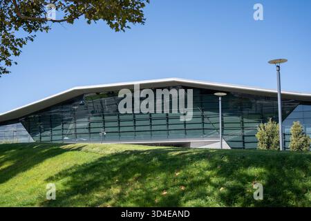 Santa Clara, États-Unis. 06 novembre 2025. Siège de NVIDIA dans la Silicon Valley, Santa Clara, Californie, 6 novembre 2025. (Photo Smith Collection/Gado/Sipa USA) crédit : Sipa USA/Alamy Live News Banque D'Images