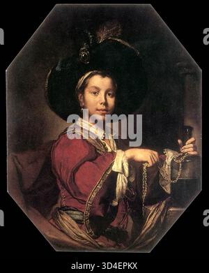 GHISLANDI, Giuseppe (né en 1655, Bergame, mort en 1743, Bergame) Portrait d'un jeune homme 1715-20 huile sur toile, 112 x 89 cm Museo Poldi Pezzoli, Milan --- mots-clés : ------------- Auteur : GHISLANDI, Giuseppe titre : Portrait d'un jeune homme chronologie : 1701-1750 École : italienne forme : peinture type : Portrait Banque D'Images