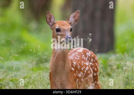 Un fauve de cerf de Virginie Banque D'Images