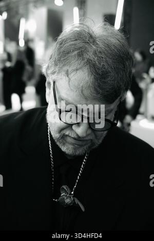 Guillermo del Toro accueille les fans au BFI London film Festival 2025 avant-première de « Frankenstein » Banque D'Images