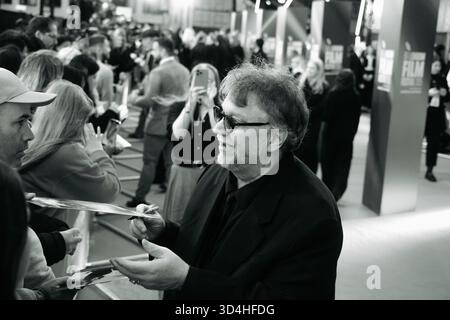 Guillermo del Toro accueille les fans au BFI London film Festival 2025 avant-première de « Frankenstein » Banque D'Images