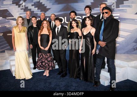 Rosamund Pike, Alex Kurtzman, Dave Franco, Woody Harrelson, Bobby Cohen, Isla Fisher, Jesse Eisenberg, juge Smith, Ariana Greenblatt, Dominic Sessa, Lizzy Caplan, Ruben Fleischer und Morgan Freeman BEI der Premiere des Kinofilms 'Now You See me : Now You Don't / Die Unfassbaren 3' im Lighthouse at Chelsea Piers. New York, 10.11.2025 Banque D'Images