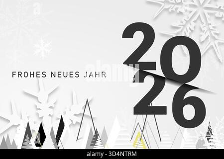 2026 - bonne année 2026 Illustration de Vecteur