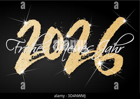 2026 - bonne année 2026 Illustration de Vecteur