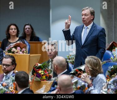 LA HAYE - Diederik van Dijk (SGP) lors de la cérémonie de prestation de serment en tant que membre de la Chambre des représentants. ANP REMKO DE WAAL pays-bas Out - belgique Out Banque D'Images